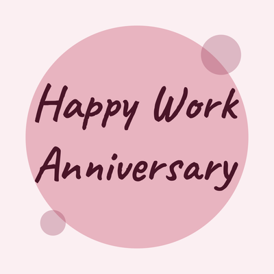 Happy Work Anniversary