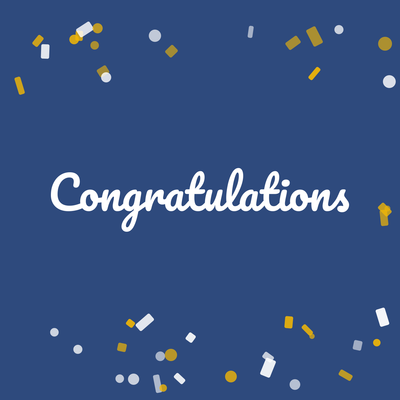 Congratulations