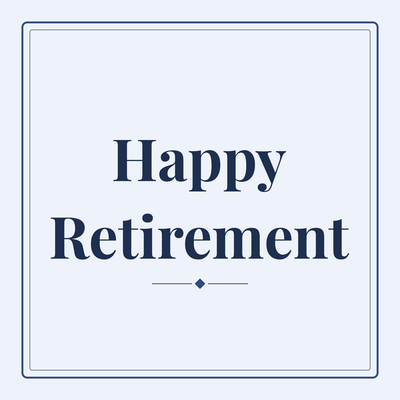 Happy Retirement