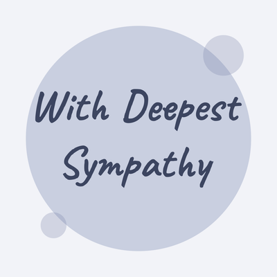 With Deepest Sympathy